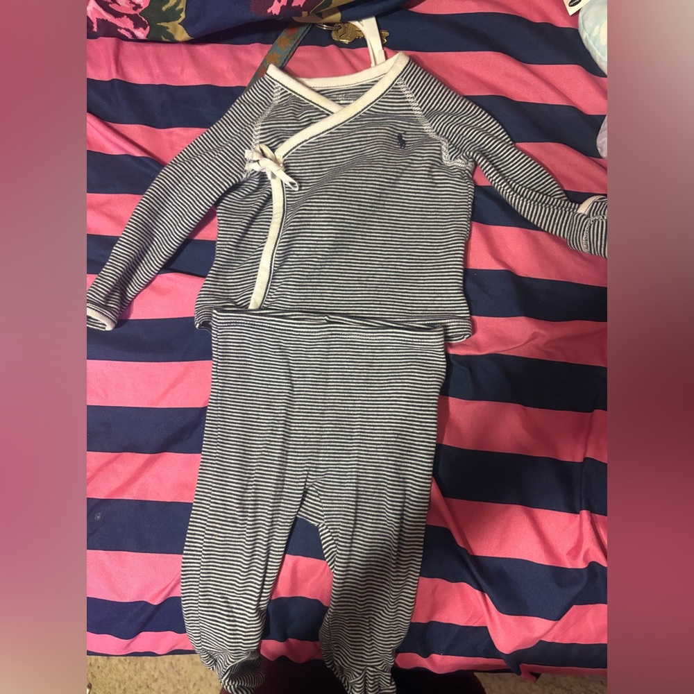 Polo ralph Lauren baby outfit/pajamas 6m